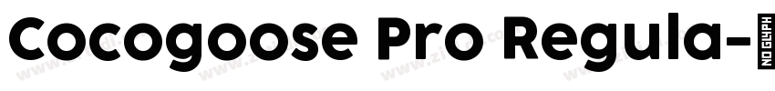 Cocogoose Pro Regula字体转换